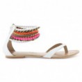 Sandalies blanques